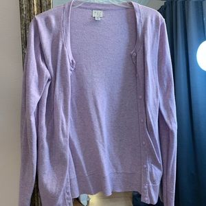 Purple Cardigan